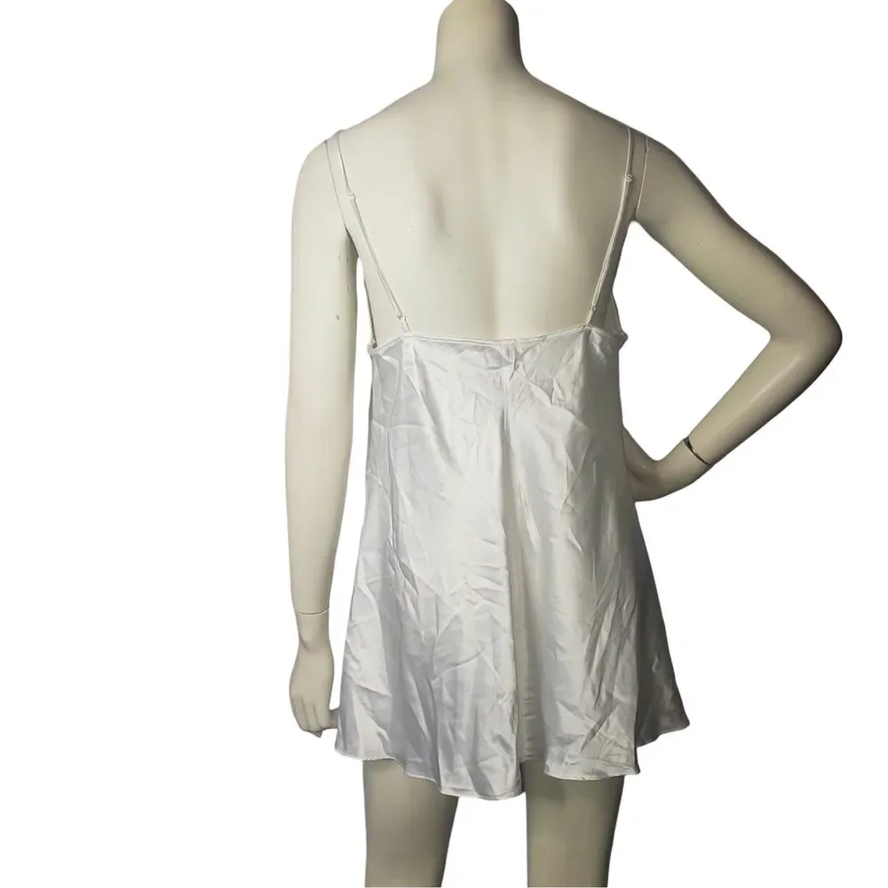Vintage Y2K Victorias Secret White Bridal Negligee Babydoll Nighty Womens XL
